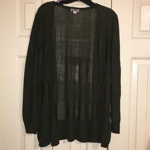 Olive Green Cardigan